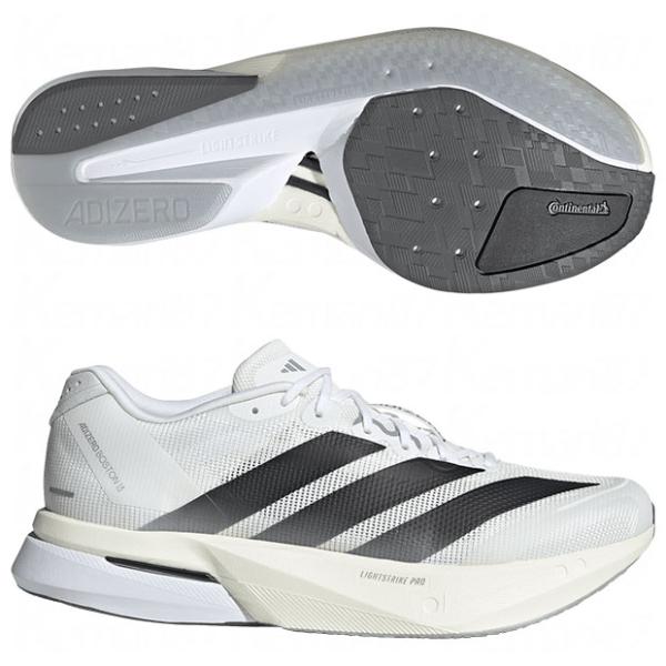 アディゼロ ボストン 13 M　クラウドホワイト×コアブラック　【adidas|アディダス】ランニン...