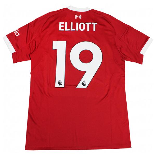 リバプール 25-26 ホーム 半袖レプリカユニフォーム　19.ハーヴェイ・エリオット　【adida...