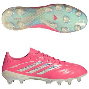 adidas（アディダス） アディゼロ F50 FG ソーラーピンク×コアホワイト