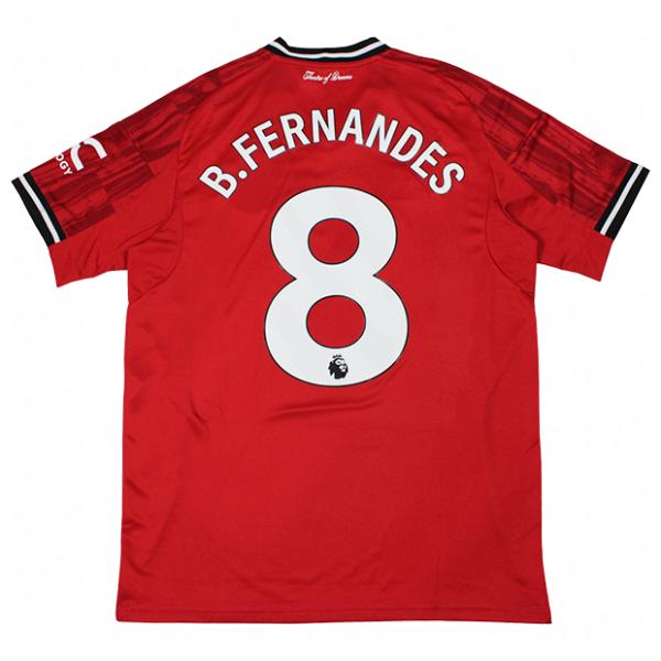 マンチェスターユナイテッド 25-26 ホーム 半袖レプリカユニフォーム　8.ブルーノ・フェルナンデ...