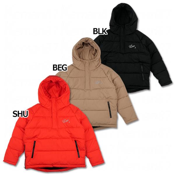 ストレッチタフタ インナーコットン ハーフZIPアノラック　【LUZ e SOMBRA|ルースイソン...