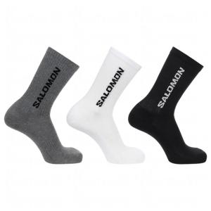 爆買!! EVERYDAY CREW 3-PACK クルーソックス 3足組　マルチカラー　【SALOMON|サロモン】ランニングウェアーlc2086200