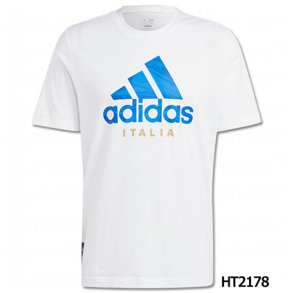 イタリア代表 DNA グラフィック半袖Tシャツ　【adidas|アディダス】ナショナルチームウェアー...