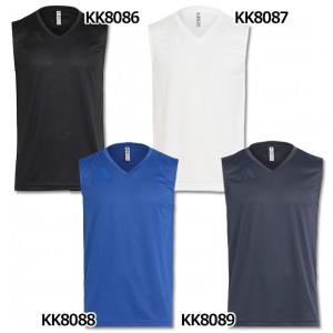スリーブレスVネックインナートップ　【adidas|アディダス】サッカーフットサルウェアーodw39｜Kemari87 Y!ショッピング店