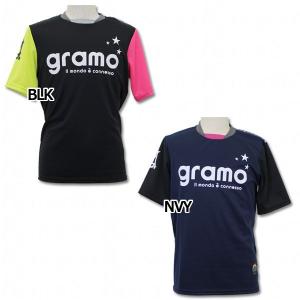 lotus 半袖プラクティスシャツ　【gramo|グラモ】サッカーフットサルウェアーp-009｜kemari87