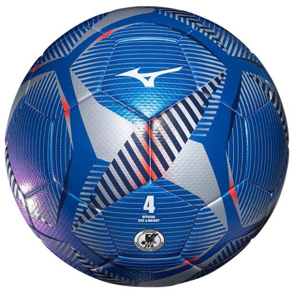 サッカーボール　ブルー　【MIZUNO|ミズノ】サッカーボール4号球p3jbsb0224