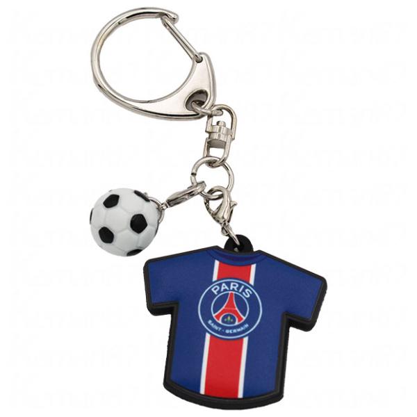 パリサンジェルマン ユニ型ラバーキーホルダー　クラブチームアクセサリーpsg54725