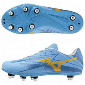 ワイタンギ PRO　ユニティスカイブルー×ゴールド　【MIZUNO|ミズノ】ラグビースパイクr1ga260025