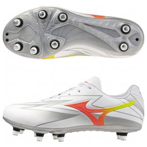 ワイタンギ CLUB　ホワイト×オレンジ　【MIZUNO|ミズノ】ラグビースパイクr1ga261054