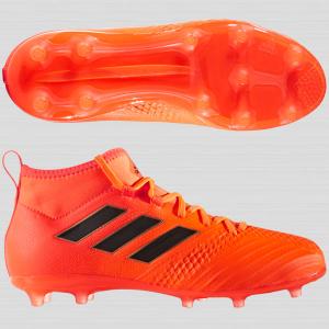 ジュニア エース 17.1 FG/AG J　ソーラーレッド×コアブラック　【adidas|アディダス】サッカージュニアスパイクs77038｜kemari87