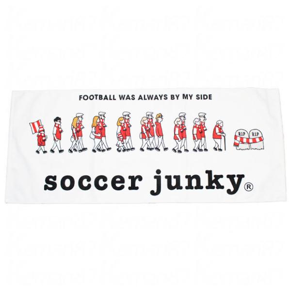 #サッカーは素晴らしい+2 スポーツタオル　【SoccerJunky|サッカージャンキー】サッカーフ...