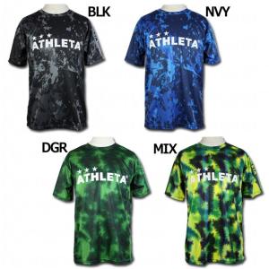 総柄プラTシャツ　サッカーフットサルウェアーsp-185