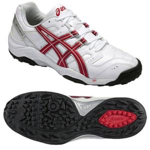 スカイハンド OC2　ホワイト×レッド　ハンドボールシューズthh539-0123