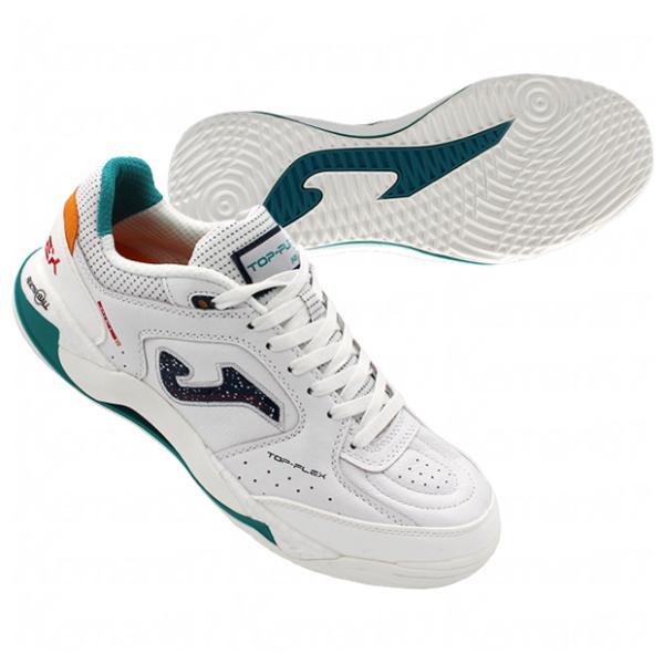 トップフレックス プラス IN　ホワイト　【JOMA|ホマ】フットサルシューズtous2502in