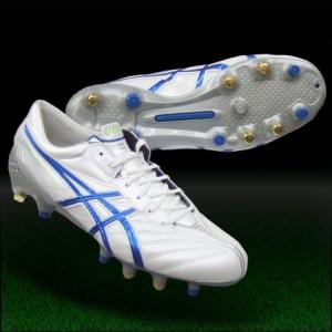 DS ライト X-FLY SI　パールホワイト×ブルー　【asics|アシックス】サッカー取替式スパイクtss707-0043｜kemari87