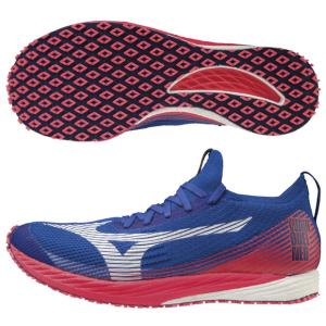 ウエーブデュエル NEO Low　ブルー×ピンク　ランニングシューズu1gd209062