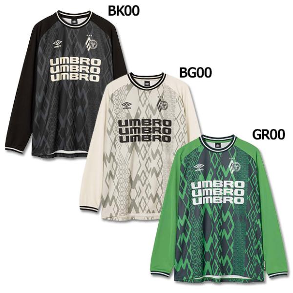 THE THIRD グラフィック長袖プラクティスシャツ　【UMBRO|アンブロ】サッカーフットサルウ...