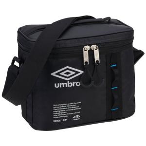 クーラーバッグ　M　ブラック×イビザブルー　【UMBRO|アンブロ】サッカーフットサルバッグuuanja18-bkib｜kemari87