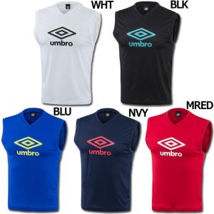 ジュニア TRAINING V首ノースリーブプラクティスシャツ　【UMBRO|アンブロ】サッカーフットサルジュニアウェアーuujpja66