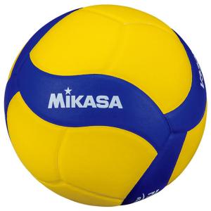 バレーボール 練習球　ブルー×イエロー　【MIKASA|ミカサ】バレーボール5号球v330w｜kemari87
