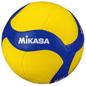 バレーボール レジャー用　ブルー×イエロー　【MIKASA|ミカサ】バレーボール5号球v340w｜kemari87