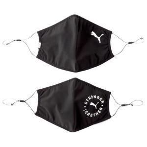 フェイスマスク 2.0 2枚セット　ブラック　サッカーフットサルアクセサリー054116-01