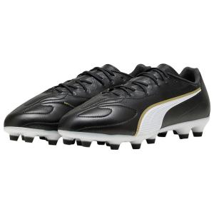 プーマキング 20 マッチ ワイド HG/AG　プーマブラック　【PUMA|プーマ】サッカースパイク108467-02｜Kemarifast Y!ショッピング店