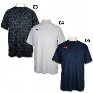 INDIVIDUAL TRAINING HYBRID AOP 半袖Tシャツ　【PUMA|プーマ】サッカーフットサルウェアー658457