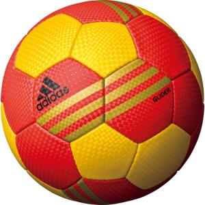 日本オリジナル フットボール　レッド×イエロー　【adidas|アディダス】サッカーボール5号球af5625ry｜kemarifast
