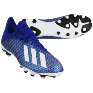 エックス 19.2 HG/AG　チームロイヤルブルー×フットウェアホワイト　【adidas|アディダス】サッカースパイクeg1492｜kemarifast