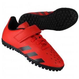 ジュニア プレデター フリーク.4 H&L TF J　レッド×コアブラック　サッカーフットサルジュニアトレーニングシューズ