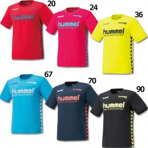 プラクティスTシャツ　【hummel|ヒュンメル】サッカーフットサルウェアーhap4124｜kemarifast