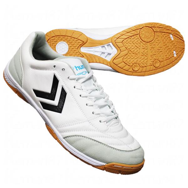 アピカーレ 5 PRO WIDE PG　ホワイト×サックス　【hummel|ヒュンメル】フットサルシ...