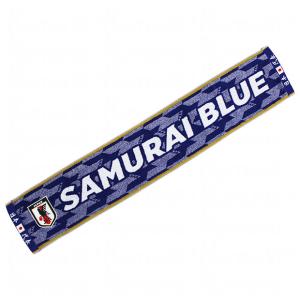 サッカー日本代表 ベーシックタオルマフラー 2026 SAMURAI BLUE STADIUM LINE　サッカー日本代表アクセサリーjo-536