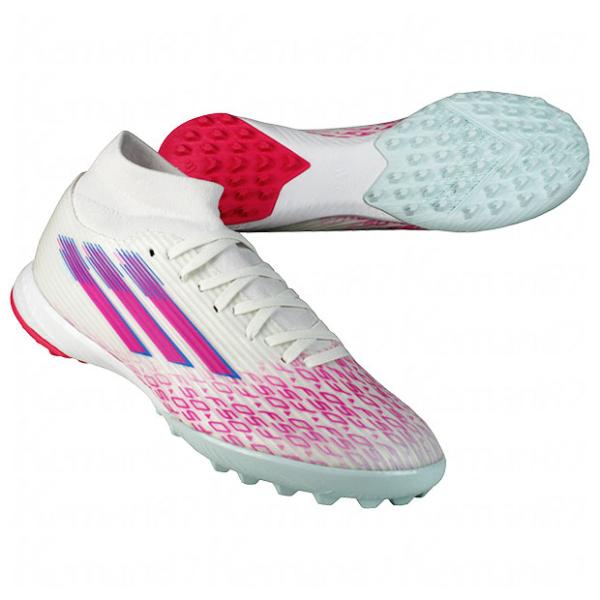 レディース F50 SPARKFUSION LEAGUE TF　フットウェアホワイト×ルシッドピンク...