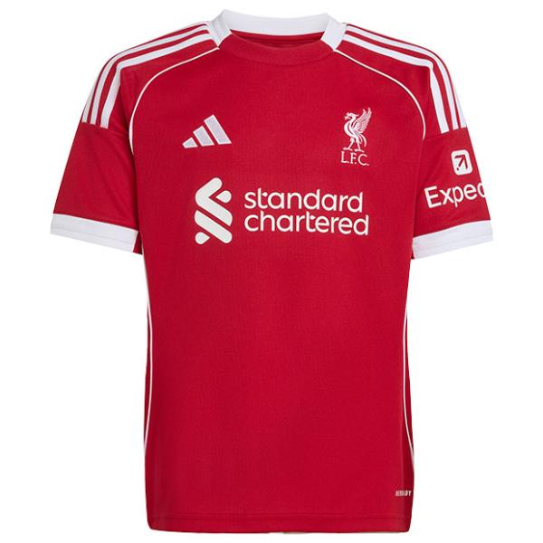 ジュニア リバプール 25-26 ホーム 半袖レプリカユニフォーム　【adidas|アディダス】クラ...