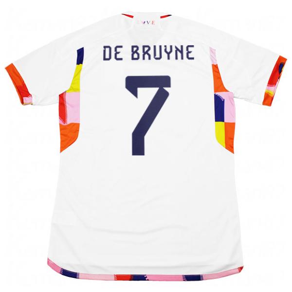 ベルギー代表 2022 アウェイ 半袖レプリカユニフォーム　7.デ・ブライネ　【adidas|アディ...