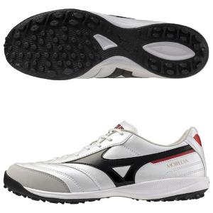 モレリア SALA PRO TF　スーパーホワイトパール×ブラック　【MIZUNO|ミズノ】サッカーフットサルトレーニングシューズq1gb251309