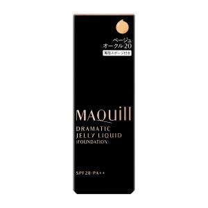 マキアージュ ドラマティックジェリーリキッド　ベージュオークル20（27g）SPF28・PA++ 無香料 資生堂認定　＜ファンデーション＞