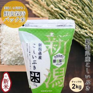 こしいぶき 【令和7年産】お米 2kg 玄米 新潟産こしいぶき 送料無料