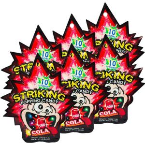パチパチ飴 コーラ味 15g 6袋 駄菓子 キャンデー  ポッピングキャンディ 10袋までレターパックライト発送可