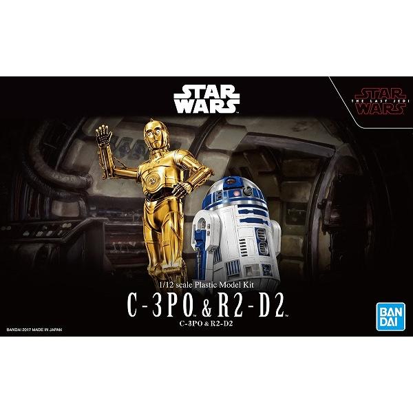 1/12 C-3PO &amp; R2-D2 (スター・ウォーズ/最後のジェダイ) 新品STAR WARS ...