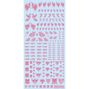 タトゥーデカール01タトゥーピンク  TTD-01-PIN ハイキューパーツ   HiQparts プラモデル 改造