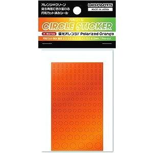 CSS-OTG 円形シール Xシリーズ 偏光オレンジ  ハイキューパーツ   HiQparts プラモデル 改造