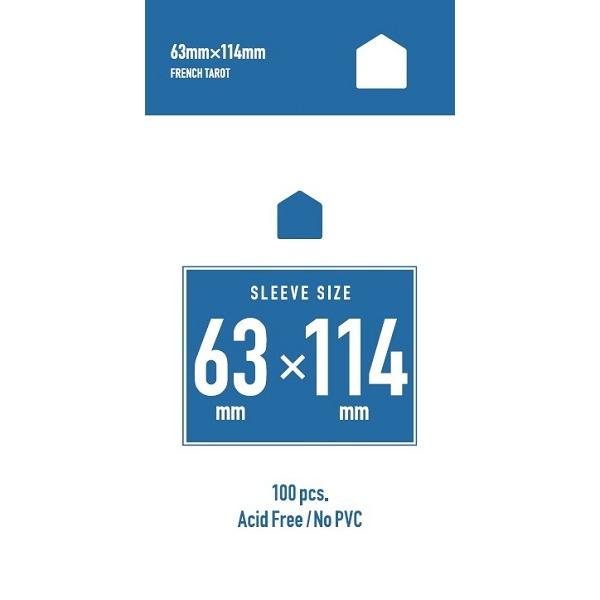 Engamesスリーブ フレンチタロットサイズソフト 63×114mm 新品  ボードゲーム カード...