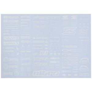 スポンサーロゴデカール01S ホワイト 新品ハイキューパーツ   HiQparts プラモデル 改造