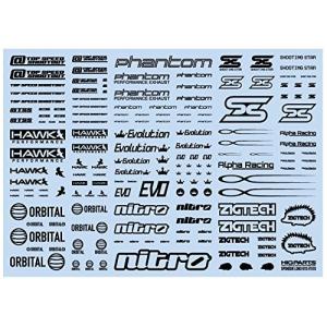 スポンサーロゴデカール01S ブラック ハイキューパーツ   HiQparts プラモデル 改造