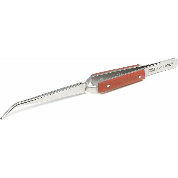 精密ピンセット 逆作動・ツル首タイプ 74102 新品  タミヤ クラフトツール プラモデル用工具