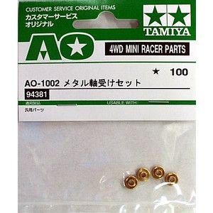 AO-1002　メタル軸受けセット 新品ミニ四駆 グレードアップパーツ 改造