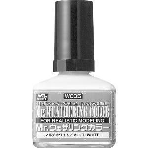 【新品】プラモデル　ウェザリング塗料一式 Amazon | GSIクレオス Mr.ウェザリングカラー マルチホワイト 40ml